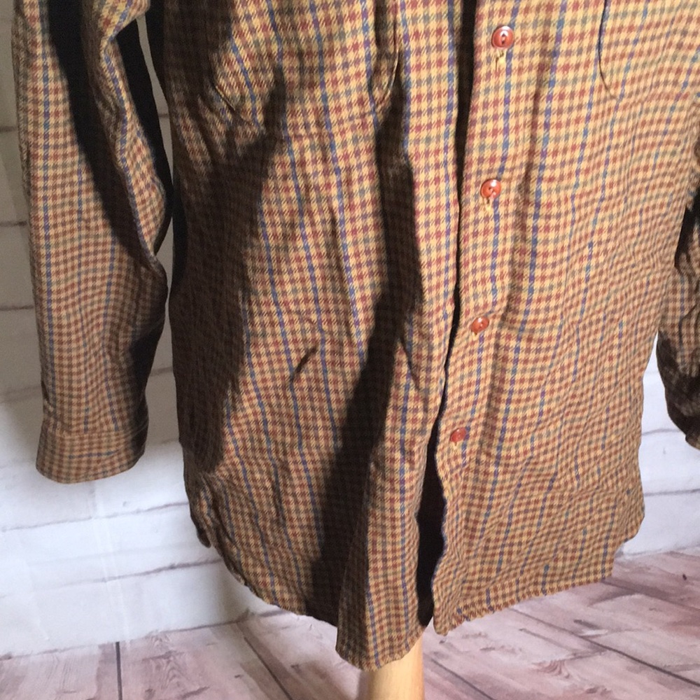 Pendleton Virgin Wool Button Down Flannel Shirt I… - image 4